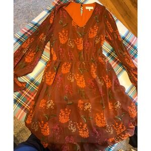 Anthropologie Gibson Latimer Midi Dress Size Medium
